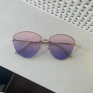 Pink to Purple ombré sunglasses